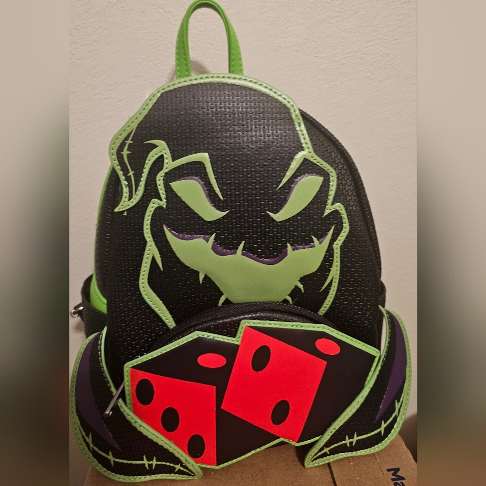 Loungefly Disney Parks 2023 Oogie Boogie Glow-in-the-Dark Mini Backpack